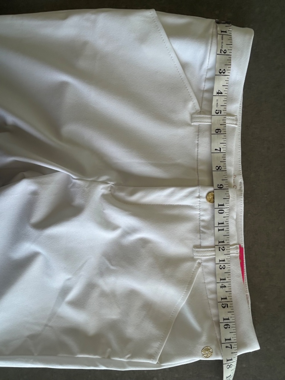 NWT Lilly Pulitzer Cameron Pant 28" UPF 50+ Resort White Golf 14 - Picture 4 of 4